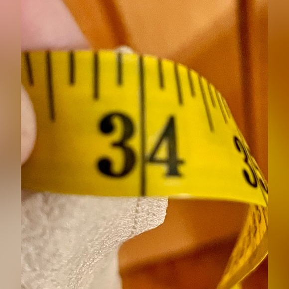 SHEIN Cream Boho Cottagecore Tie Back Dress Long Sleeve Romantic Flowy Skirt XS - Picture 7 of 10